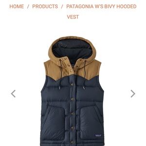 Patagonia women’s bivy hooded vest